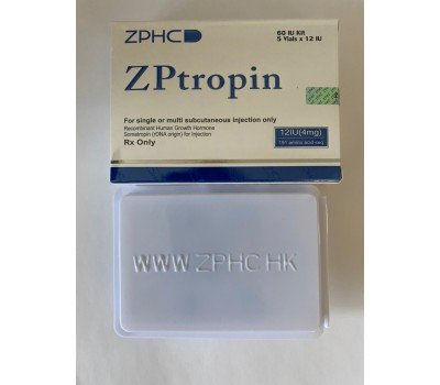 Buy ZPtropin (HGH) 5 vials 12IU/vial 60iu kit + 12ml BacWater