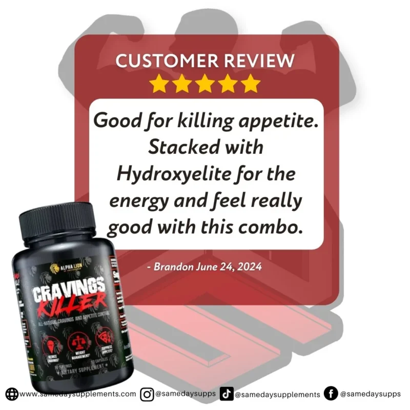Alpha Lion Cravings Killer - 50 Capsules - Appetite Control - Image 2