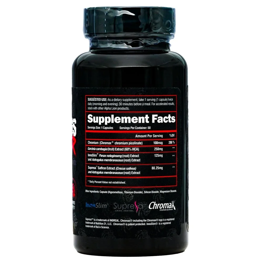 Alpha Lion Cravings Killer - 50 Capsules - Appetite Control - Image 3