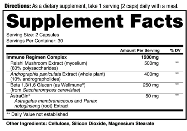 Dragon Pharma Immune Daily RX 60 caps - Image 2