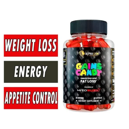 Gains Candy MitoBurn - Alpha Lion - 60 Caps - Weight Loss